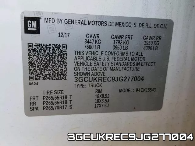 3GCUKREC9JG277004 фото 2