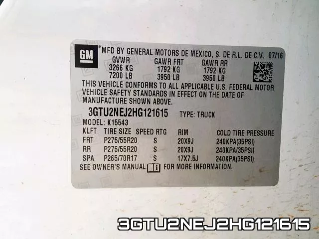 3GTU2NEJ2HG121615 фото 2