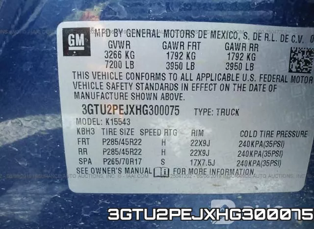 3GTU2PEJXHG300075 фото 10