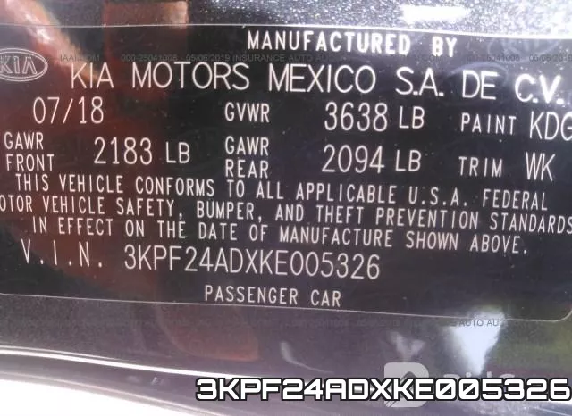3KPF24ADXKE005326 фото 10