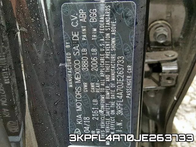 3KPFL4A70JE263733 фото 2