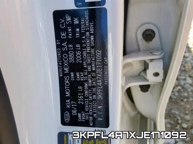 3KPFL4A7XJE171092 фото 2