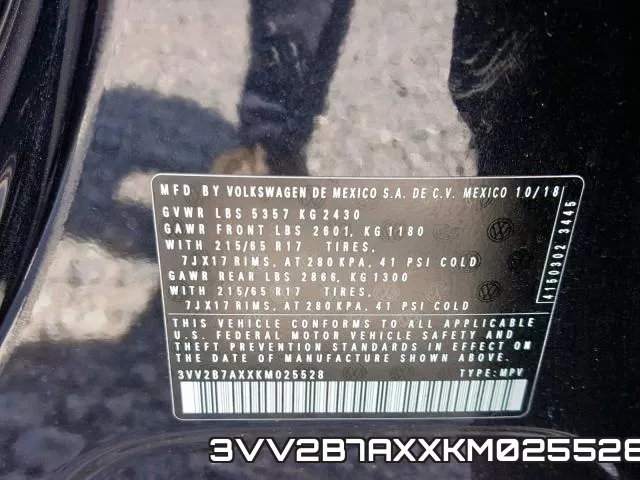 3VV2B7AXXKM025528 фото 2