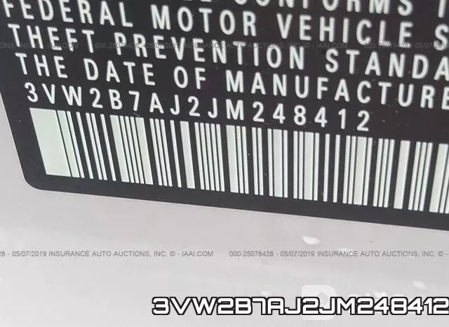 3VW2B7AJ2JM248412 фото 10