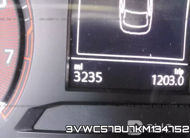 3VWC57BU7KM134752 фото 7