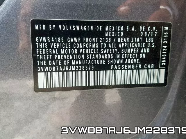 3VWDB7AJ6JM228379 фото 2