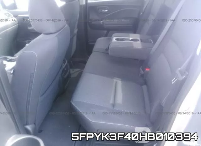 5FPYK3F40HB010394 фото 9