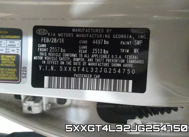 5XXGT4L32JG254750 фото 10