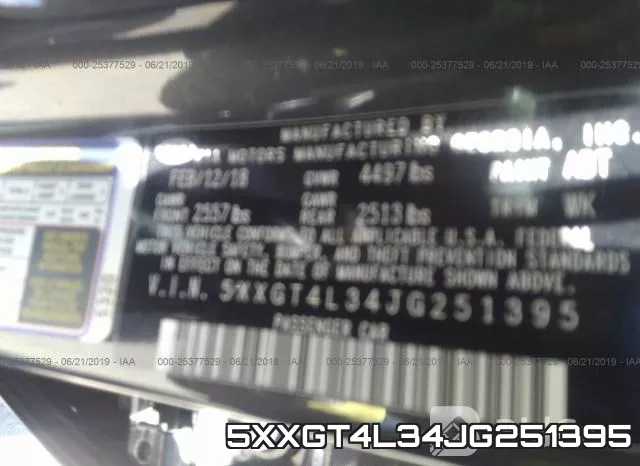 5XXGT4L34JG251395 фото 10