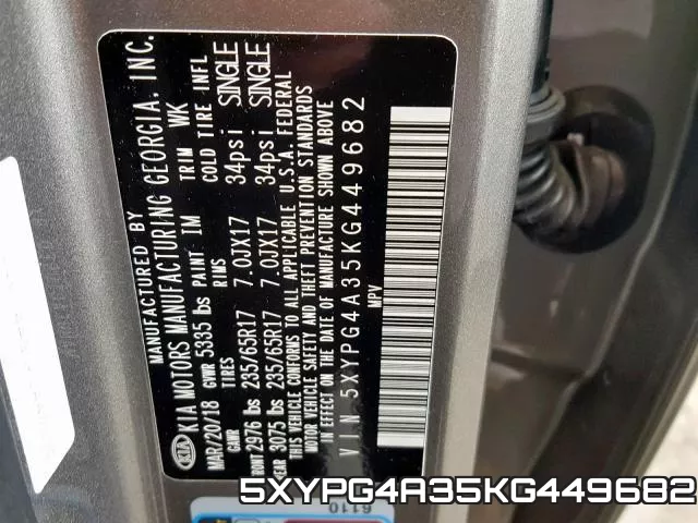 5XYPG4A35KG449682 фото 2