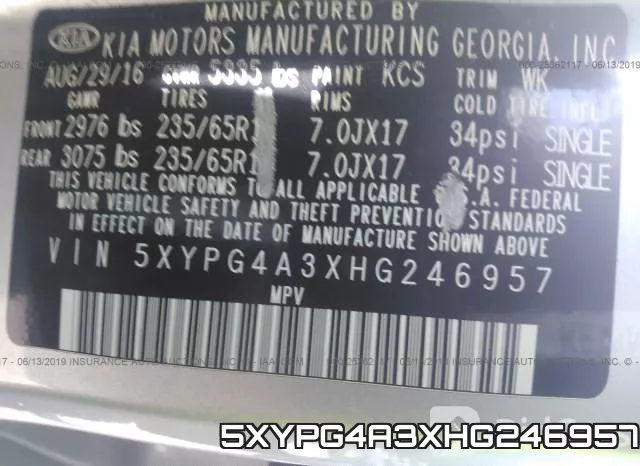 5XYPG4A3XHG246957 фото 10
