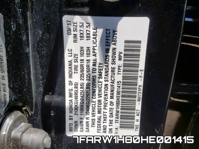 7FARW1H80HE001415 фото 2