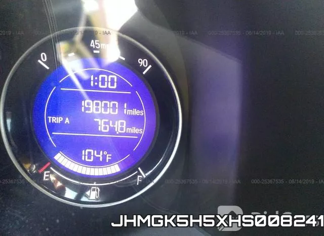 JHMGK5H5XHS008241 фото 8