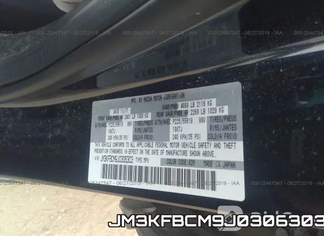 JM3KFBCM9J0306303 фото 10