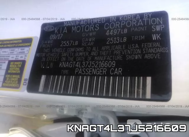 KNAGT4L37J5216609 фото 10