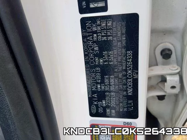 KNDCB3LC0K5264338 фото 2