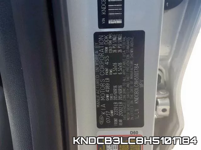 KNDCB3LC8H5101784 фото 2