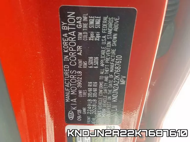 KNDJN2A22K7687610 фото 2
