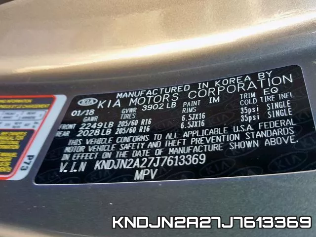 KNDJN2A27J7613369 фото 2