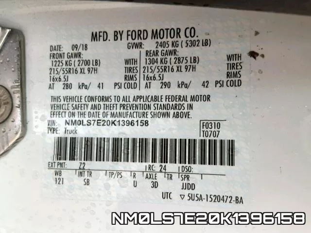 NM0LS7E20K1396158 фото 2