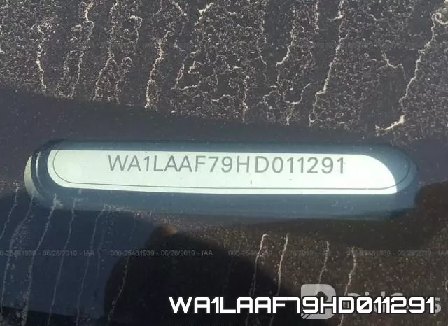 WA1LAAF79HD011291 фото 10