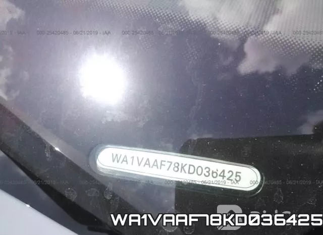 WA1VAAF78KD036425 фото 10