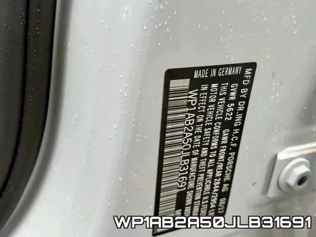 WP1AB2A50JLB31691 фото 2