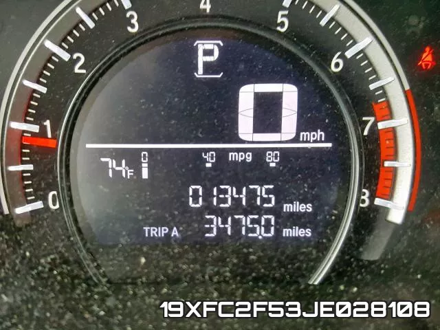 19XFC2F53JE028108 фото 9