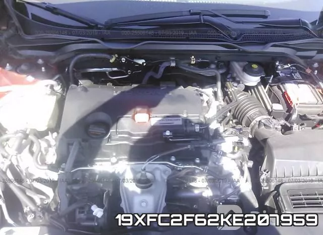 19XFC2F62KE207959 фото 2