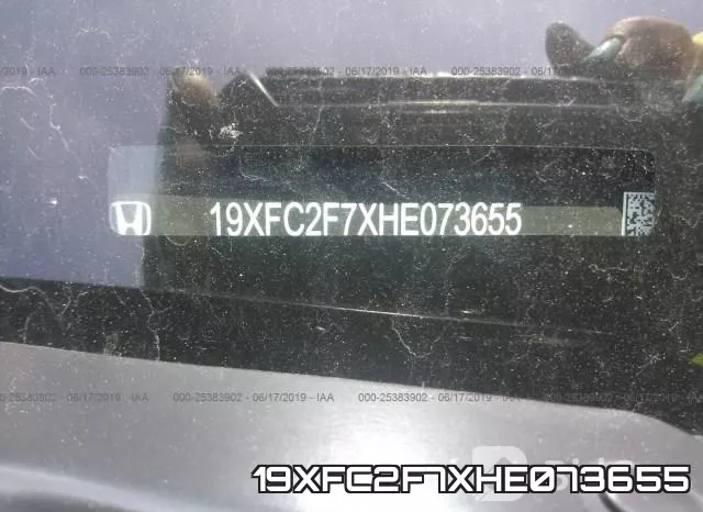 19XFC2F7XHE073655 фото 10