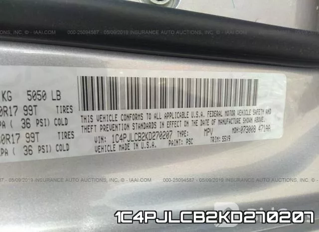 1C4PJLCB2KD270207 фото 10