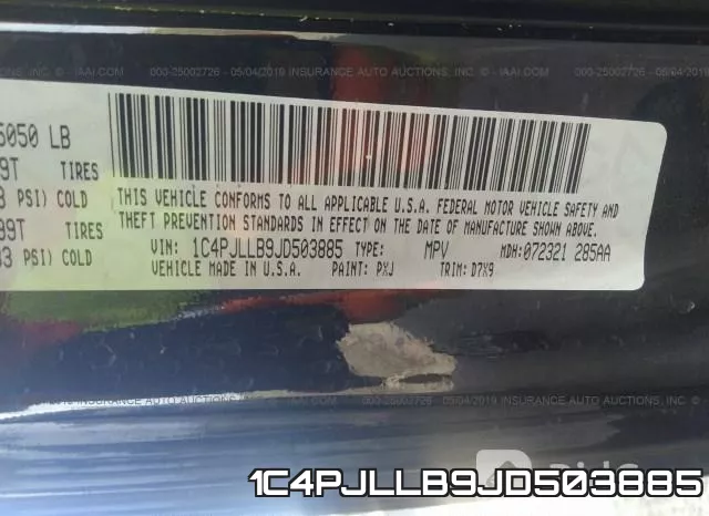 1C4PJLLB9JD503885 фото 10