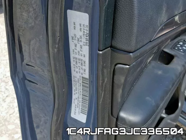 1C4RJFAG3JC336504 фото 2