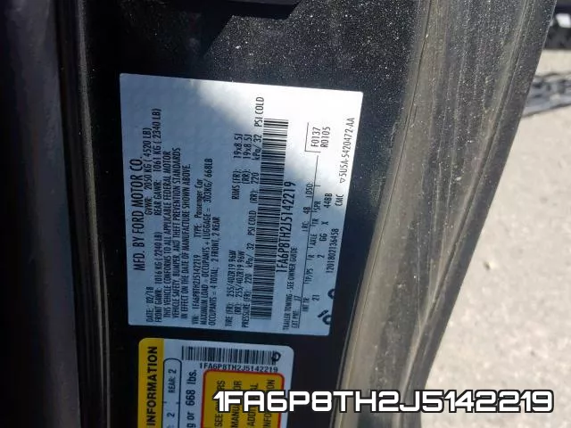 1FA6P8TH2J5142219 фото 2