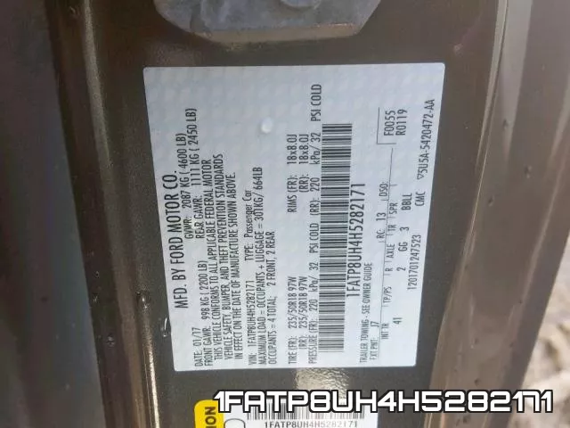 1FATP8UH4H5282171 фото 2