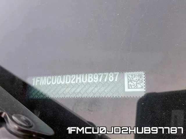 1FMCU0JD2HUB97787 фото 2