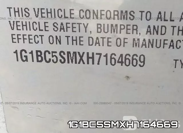 1G1BC5SMXH7164669 фото 10