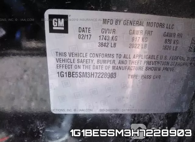 1G1BE5SM3H7228903 фото 10