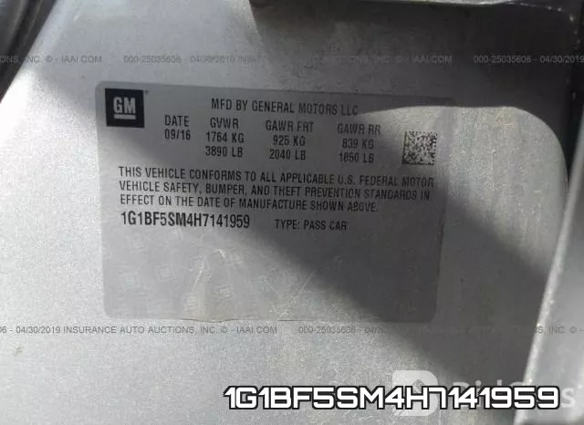 1G1BF5SM4H7141959 фото 10