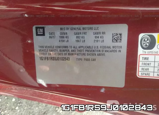 1G1FB1RS9J0102843 фото 10