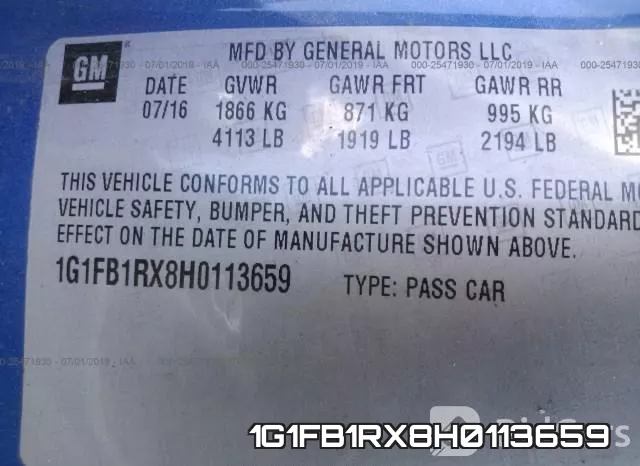 1G1FB1RX8H0113659 фото 10
