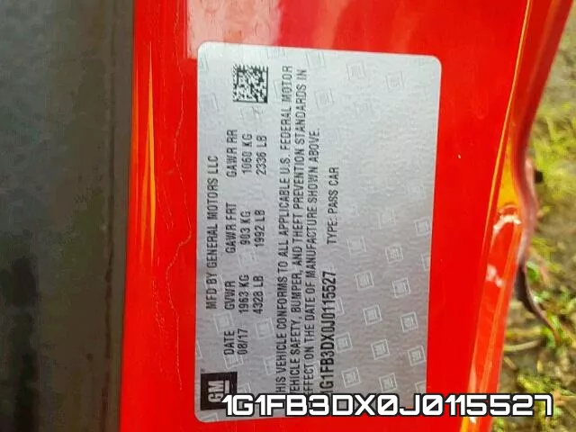 1G1FB3DX0J0115527 фото 10