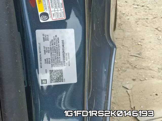 1G1FD1RS2K0146193 фото 2