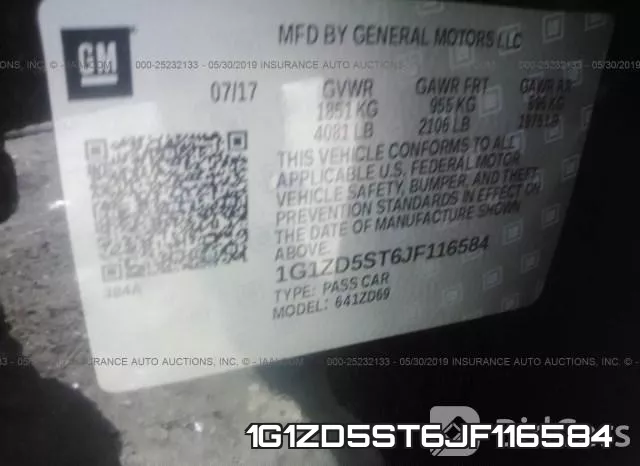 1G1ZD5ST6JF116584 фото 10