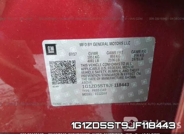1G1ZD5ST9JF118443 фото 10