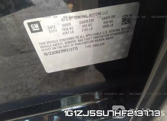 1G1ZJ5SU7HF213773 фото 10