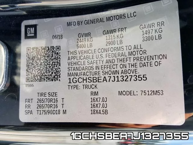 1GCHSBEA7J1327355 фото 2