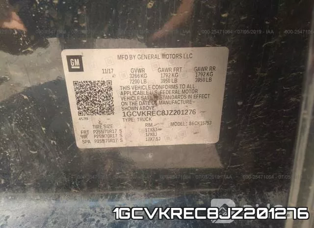 1GCVKREC8JZ201276 фото 10