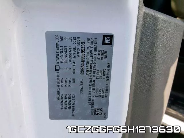1GCZGGFG6H1273630 фото 2