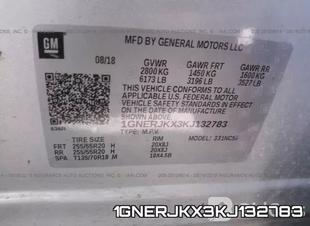 1GNERJKX3KJ132783 фото 10